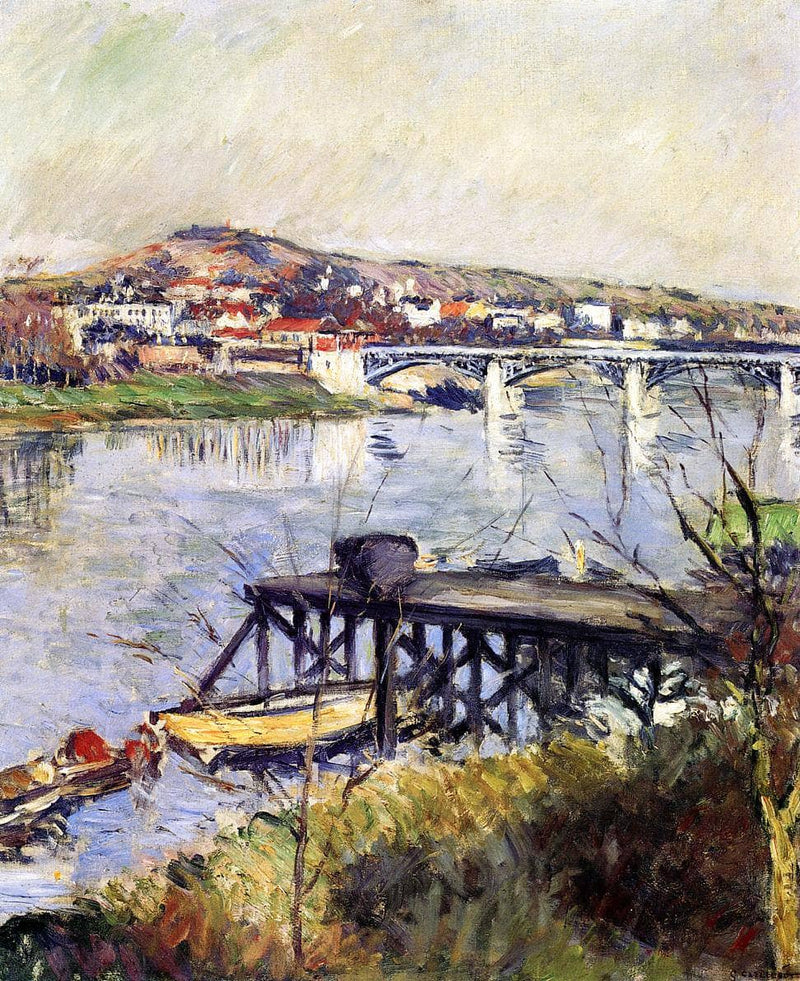 The Argenteuil Bridge on gallery wrap