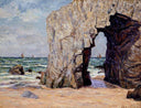 The Ark of Port Blanc, the Isle of Presq Quiberon by Maxime Maufra — seascapes oil painting wall art, Post Impressionism