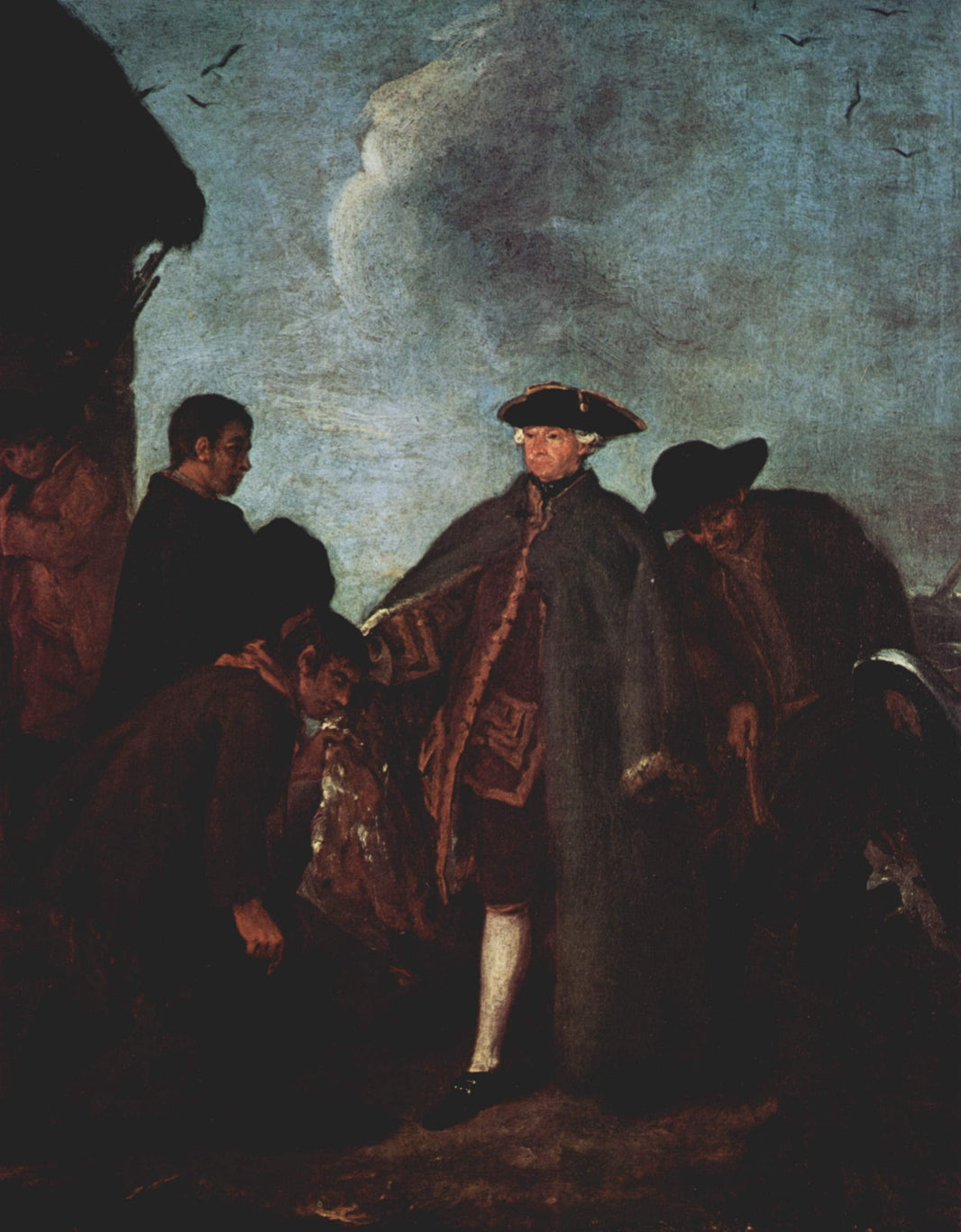 The Arrival of the Nobleman by Pietro Longhi — hand-painted portrait oil painting reproduction on canvas