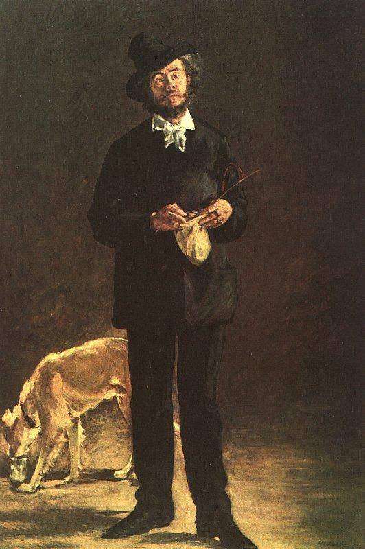 The Artist (Portrait of Gilbert Marcellin Desboutin) - Edouard Manet