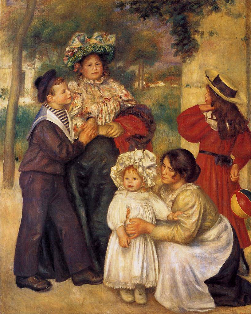 The Artist`s Family - Pierre-Auguste Renoir