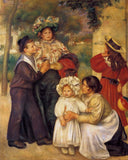 The Artist`s Family by Pierre-Auguste Renoir — hand-painted portrait oil painting reproduction on canvas