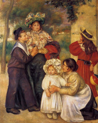 The Artist`s Family by Pierre-Auguste Renoir — hand-painted portrait oil painting reproduction on canvas