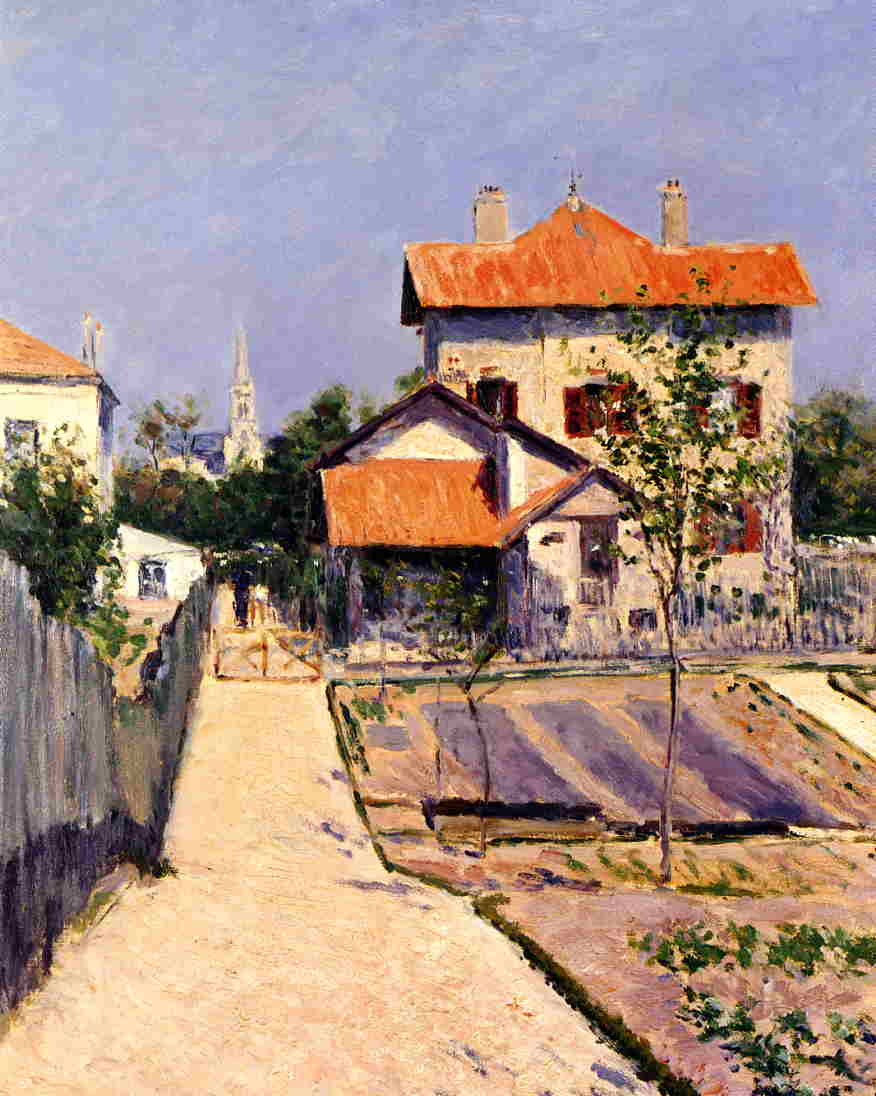 The Artist's House at Yerres - Gustave Caillebotte