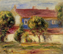The Artist s House by Pierre-Auguste Renoir — hand-painted landscape oil painting reproduction on canvas