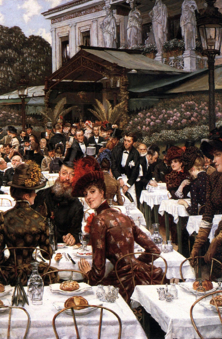 The Artist's Ladies by James Tissot — hand-painted portrait oil painting reproduction on canvas
