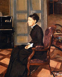 The Artist`s Mother by Felix Vallotton — male oil painting wall art, Realism