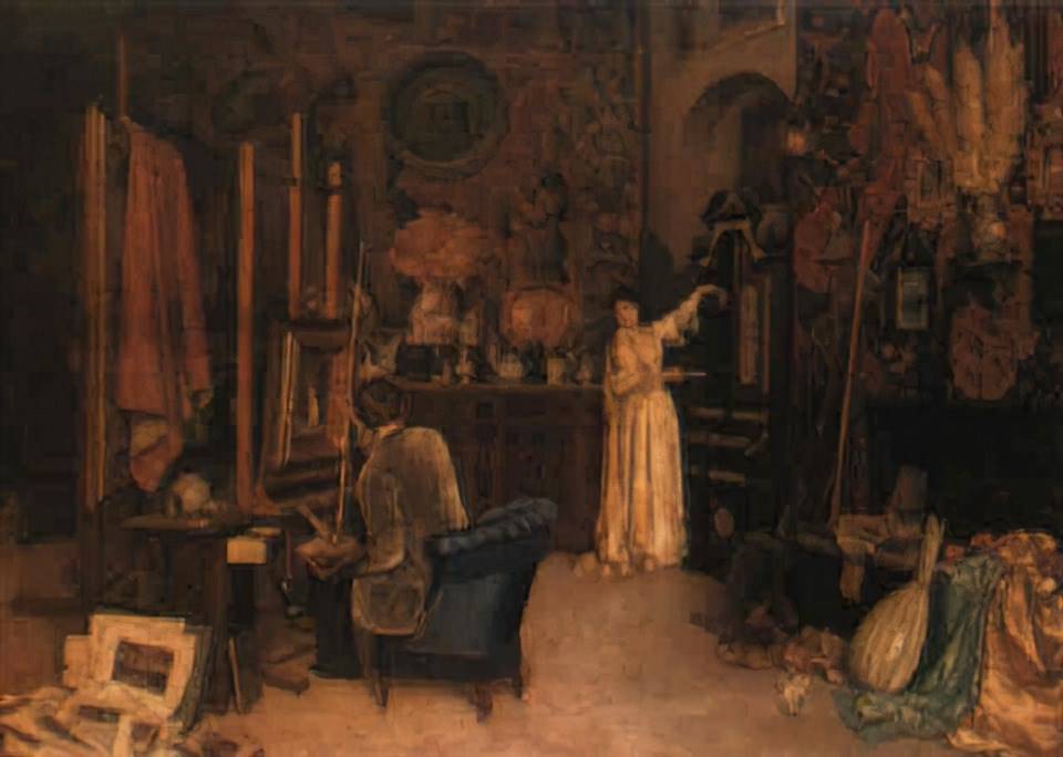 The Artist's Studio - Achille Glisenti