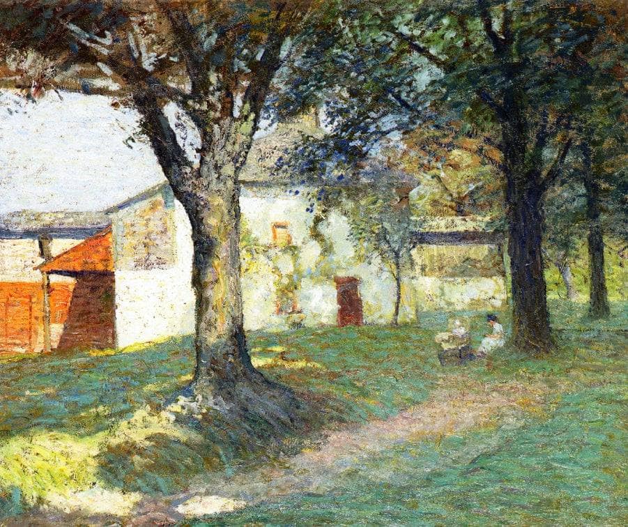The Artist's Studio, Chadds Ford, Pennsylvania by N.C. Wyeth — hand-painted architectural oil painting reproduction on canvas