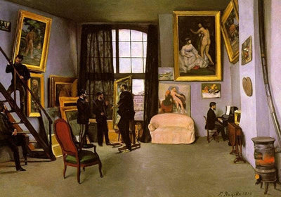 The Artist's Studio, Rue de la Condamine in study