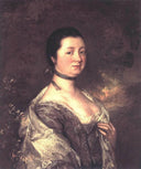 The Artist's Wife by Thomas Gainsborough — male oil painting wall art, Rococo