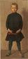 The Artists Son Fred in living room