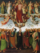 The Ascension of Christ by Pietro Perugino — hand-painted cultural oil painting reproduction on canvas