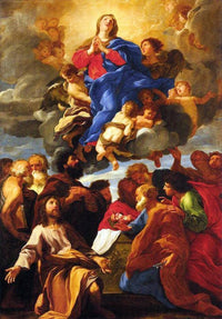 The Ascension of Our Lady by Giovanni Battista Gaulli — hand-painted cultural oil painting reproduction on canvas