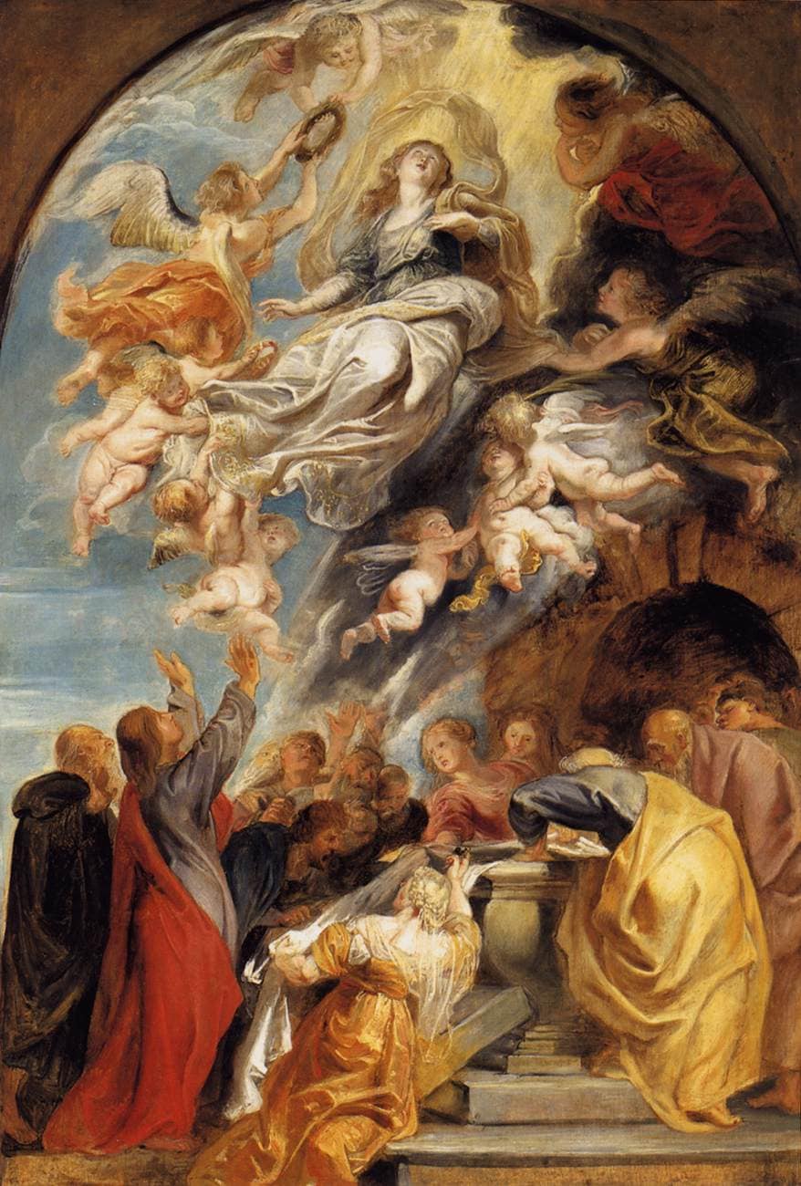 The Assumption of Mary by Peter Paul Rubens — hand-painted cultural oil painting reproduction on canvas