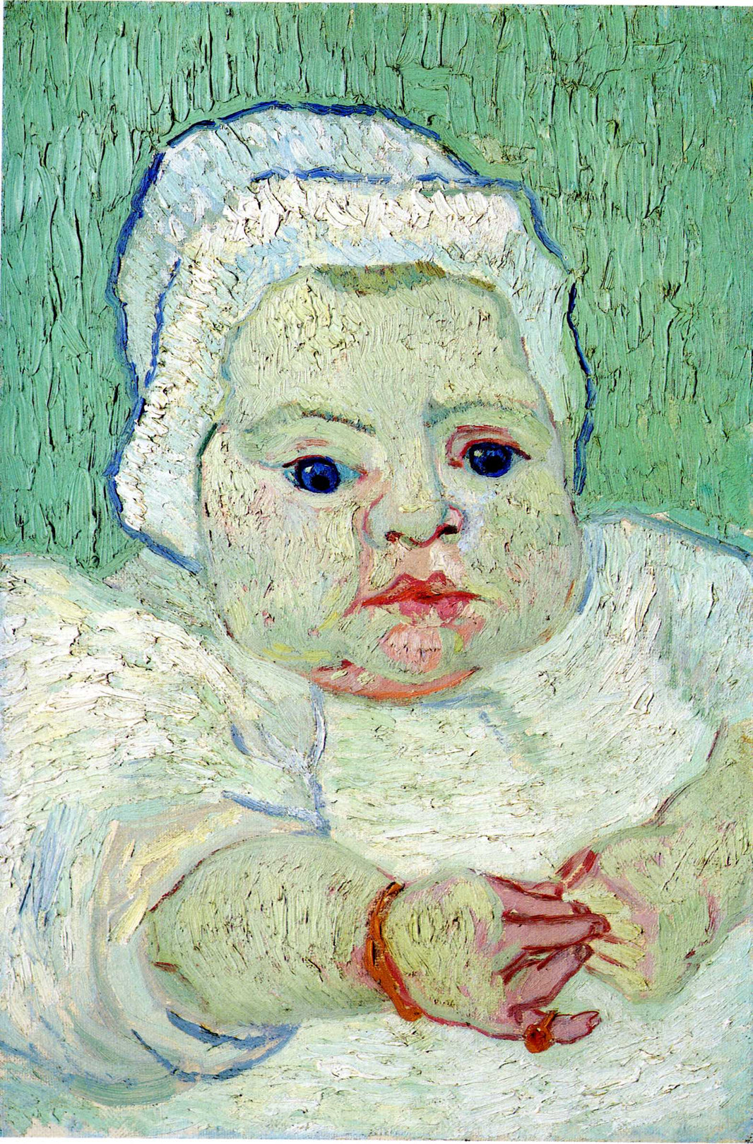 The Baby Marcelle Roulin by Vincent van Gogh — hand-painted portrait oil painting reproduction on canvas
