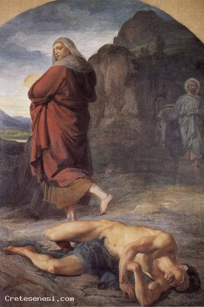 The bad Levite by Angelo Visconti — hand-painted cultural oil painting reproduction on canvas