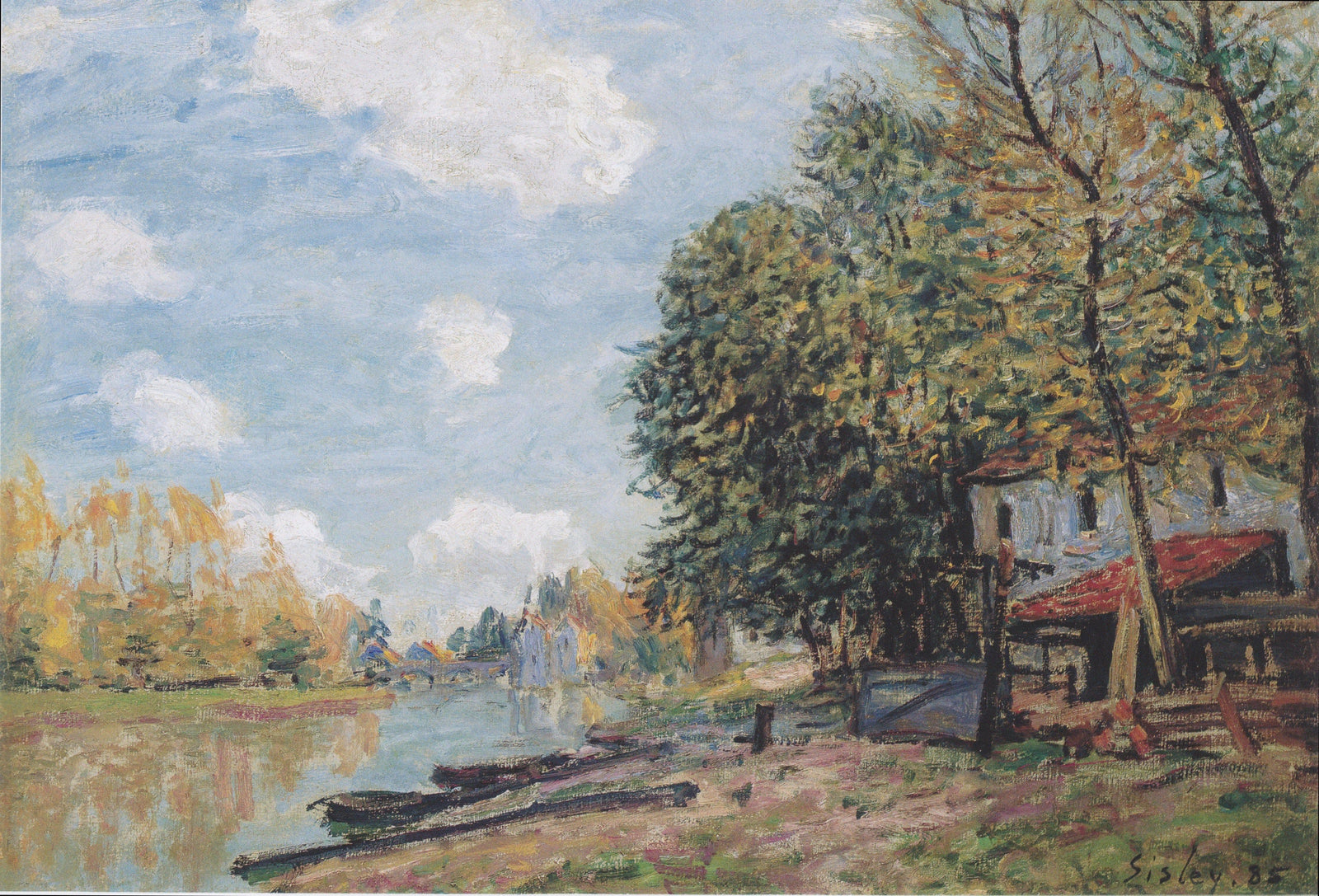 The banks of the Loing Moret