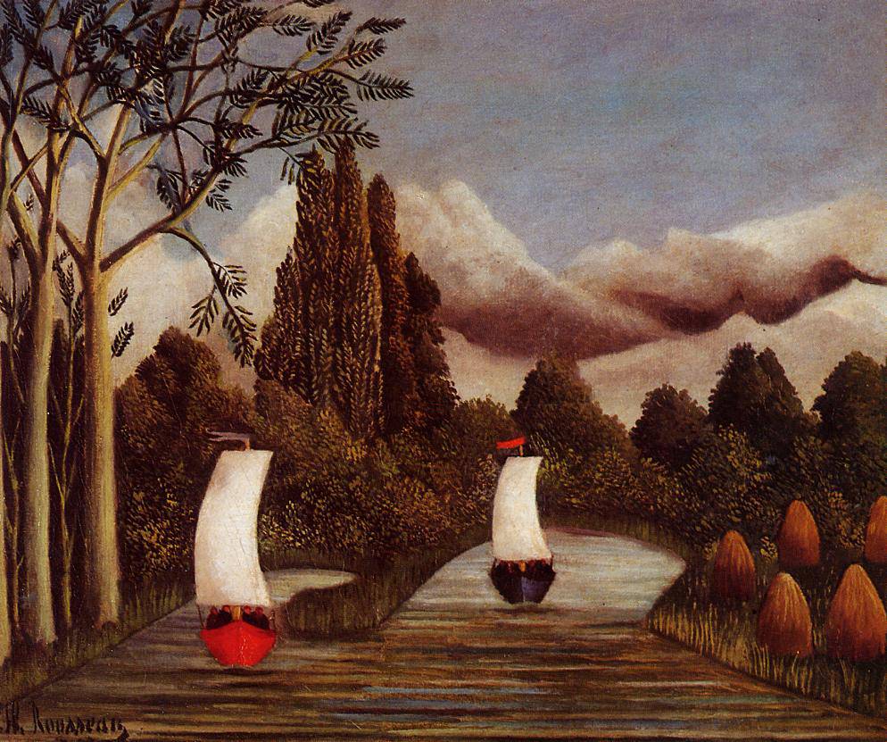 The Banks of the Oise - Henri Rousseau