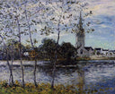 The Banks of the Pond at Rosporden by Maxime Maufra — hand-painted botanical oil painting reproduction on canvas
