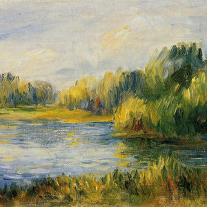 The Banks of the River by Pierre-Auguste Renoir — Oil Painting Reproduction