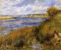 The Banks of the Seine at Champrosay by Pierre-Auguste Renoir — hand-painted eco oil painting reproduction on canvas