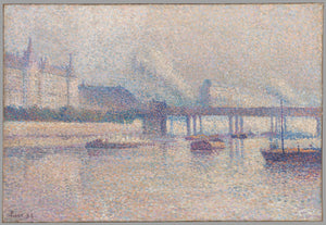 The Banks of the Seine River in Paris - Maximilien Luce