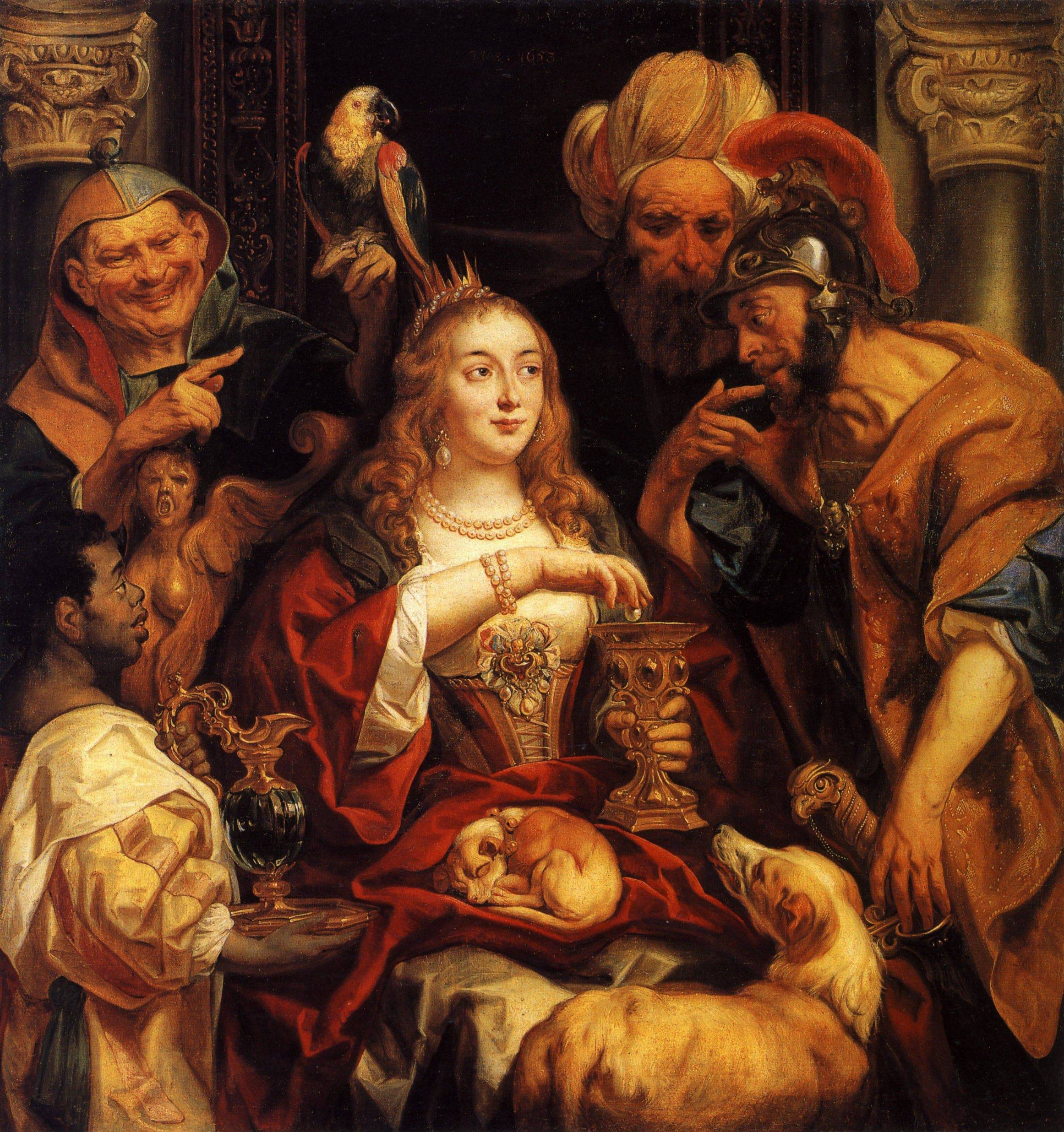 The Banquet of Cleopatra - Jacob Jordaens