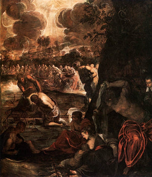 The Baptism of Christ - Tintoretto