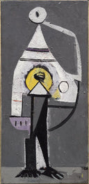 The Barber (Composition No. 5) by Arshile Gorky, shapes oil painting wall art, Cubism