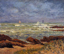 The Barges Lighthouse by Maxime Maufra — seascapes oil painting wall art, Post Impressionism