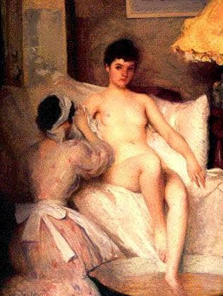 The Bath on gallery wrap