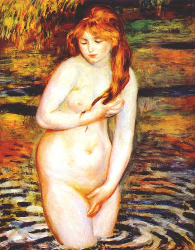 The Bather (After the Bath) in hallway