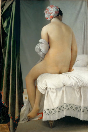 The Bather of Valpinçon - Jean Auguste Dominique Ingres