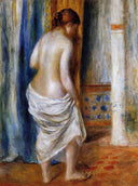 The Bathrobe by Pierre-Auguste Renoir — hand-painted portrait oil painting reproduction on canvas