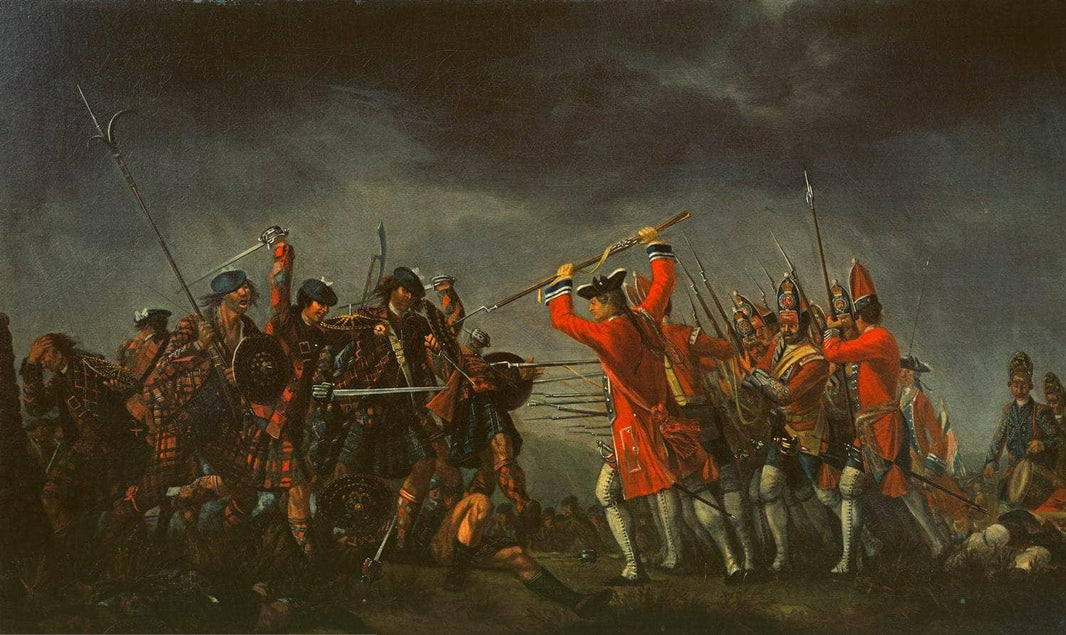 The Battle of Culloden by David Morier — hand-painted cultural oil painting reproduction on canvas