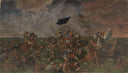 The Battle of San Jacinto by Henry Arthur McArdle — religious oil painting wall art, Romanticism