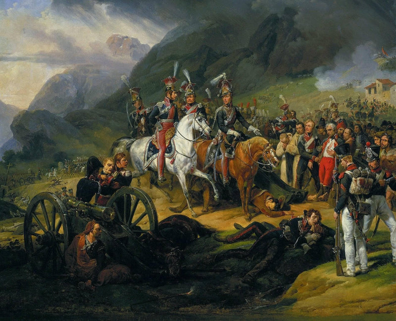 The Battle of Somosierra, Peninsular War, 30 November 1808 on gallery wrap