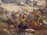 The Battle of Tetouan (detail) by Marià Fortuny — hand-painted cultural oil painting reproduction on canvas