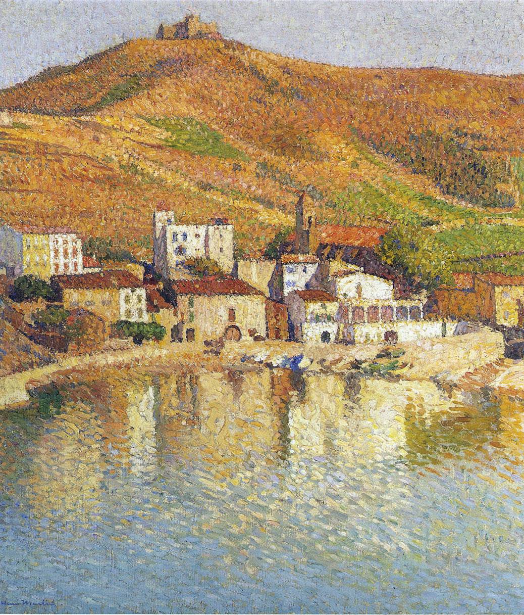 The Bay of Colliure near the Port - Henri Martin