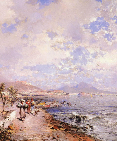 The Bay of Naples in living room