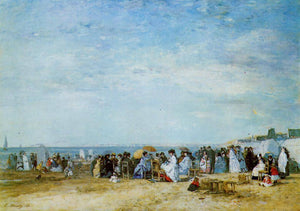 The Beach - Eugene Boudin