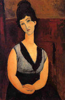 The Beautiful Confectioner by Amedeo Modigliani — male oil painting wall art, Expressionism