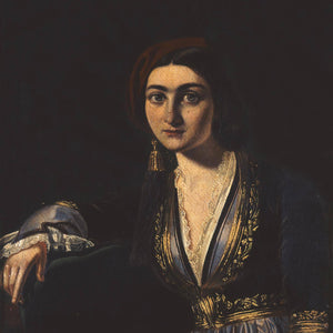 The beautiful Greek woman, daughter of Karatza