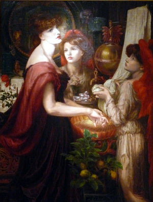 The beautiful Hand - Dante Gabriel Rossetti