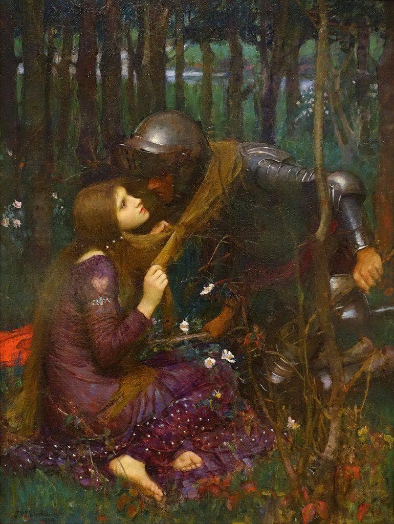 The Beautiful Lady Without Pity by John William Waterhouse — hand-painted fantasy oil painting reproduction on canvas