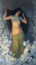 The Beauty by Henri Martin — male oil painting wall art, Symbolism