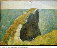 The Bec du Hoc, Grandcamp by Georges Seurat — hand-painted landscape oil painting reproduction on canvas
