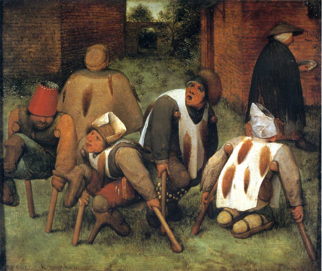 The Beggars by Pieter Bruegel the Elder — hand-painted portrait oil painting reproduction on canvas