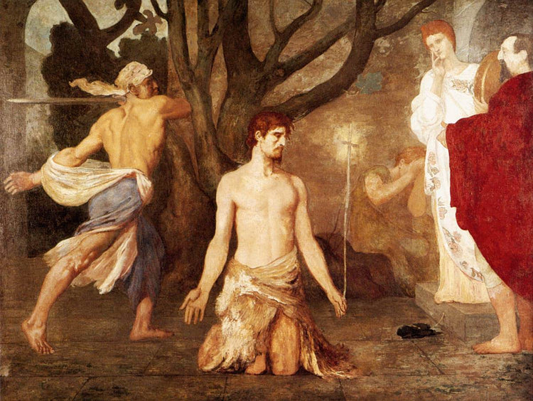 The Beheading of St. John the Baptist - Pierre Puvis de Chavannes